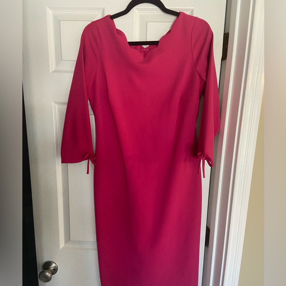 Pink career dress